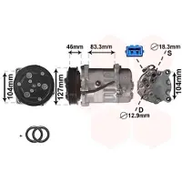 VAN WEZEL 5800K050 Aircopomp