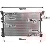 VAN WEZEL 30002653 Radiateur