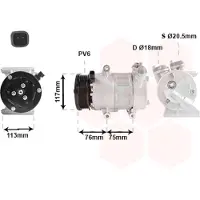 VAN WEZEL 0200K185 Aircopomp