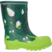 Viking Gummistiefel - Jolly - Flaschengrün/Multi m. Drache - - 32 - Gummistiefel