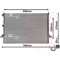 VAN WEZEL 18002396 Radiateur