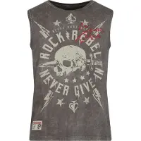 Rock Rebel by EMP - Rock Tanktop - S tot XXL - voor Mannen - grijs | Maat M