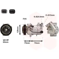VAN WEZEL 1301K700 Aircopomp