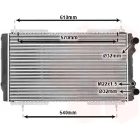 VAN WEZEL 43002155 Radiateur