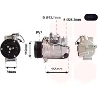VAN WEZEL 3001K712 Aircopomp