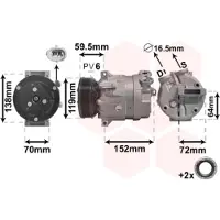 VAN WEZEL 3700K279 Aircopomp