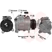 VAN WEZEL 0600K493 Aircopomp