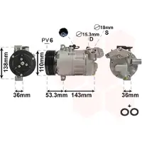 VAN WEZEL 0600K321 Aircopomp