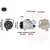 VAN WEZEL 0600K319 Aircopomp