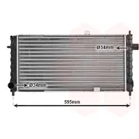 VAN WEZEL 37002054 Radiateur