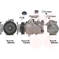 VAN WEZEL 4300K628 Aircopomp