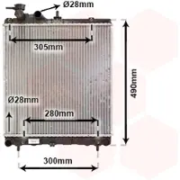 VAN WEZEL 82002192 Radiateur