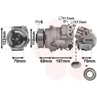 VAN WEZEL 3700K594 Aircopomp