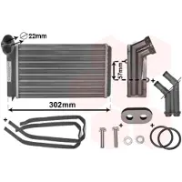 VAN WEZEL 58006201 Kachelradiateur, interieurverwarming