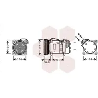 VAN WEZEL 5800K281 Aircopomp