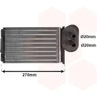VAN WEZEL 58006296 Kachelradiateur, interieurverwarming