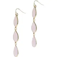 Otazu Triple Drop Earhangers Pink Maat: OS | Oorbellen Outlet | Dames | Roze