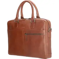 Old West Waco - Leren laptoptas 15,6 inch - Bruin