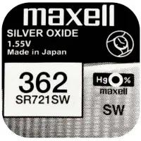 Maxell SR721SW Horloge batterij 362