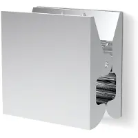 DECOR WALTHER Haakje PINCH Vierkant Medium Chrome