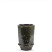 Serax Bloempot 02 M Dune Dark Green (26 x 26 x 38 cm)