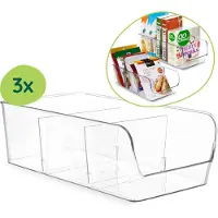 XIVADA Keukenkast organizers Rona - Met Dividers - PET - Set van 3