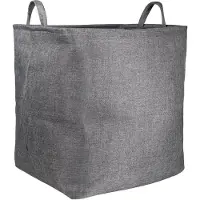 QUVIO Wasmand met handvaten - Katoen - 58 L