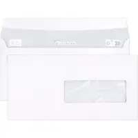 Clairalfa enveloppen C6/5 114x229mm wit met venster rechts 40x110mm 500 stuks