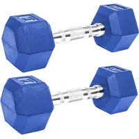 KRF Rubber Hex 4kg Dumbbell
