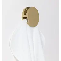 DECOR WALTHER Haakje PINCH Rond Medium Mat Goud