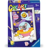Ravensburger - CreArt Animals in Space - Schilderen op Nummer voor Kinderen