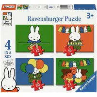 Ravensburger Nijntje 70 jaar 4-in-1 Puzzel (6,9,12,16 stukjes)