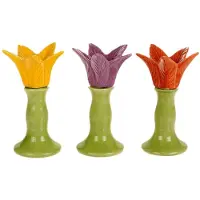 HBX natural living Kandelaar Narcis Ø7,5xH13cm Verschillende verschillende Aardewerk HBX natural