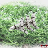 Oxyturbo CO2 aquarium 3-weg verdeler, naaldventielen, 4/6mm, koppelbaar met terugslagklep