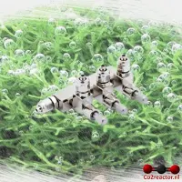 Oxyturbo CO2 aquarium 3-weg verdeler, naaldventielen, 4/6mm, koppelbaar