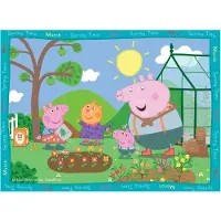 Ravensburger puzzel Peppa Pig: 4 seizoenen - 12+16+20+24 stukjes