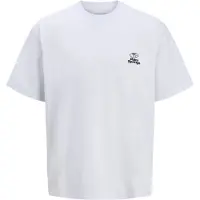 Jack & Jones Junior Shirt 'JCORETREAT TYPOGRAPHIC' brokaat / zwart / wit