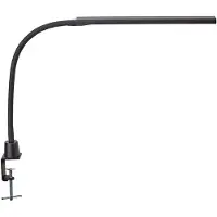 MAUL Pirro ledbureaulamp met tafelklem dimbaar zwart