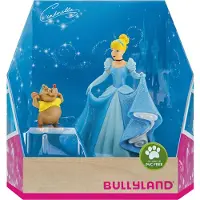 BULLYLAND 13438 – Speelfiguren Disney Assepoester & Guusje – levensecht en detailrijk vormgegeven – ideaal als taartfiguur, verzamelobject of feestelijk cadeau voor kinderen vanaf 3 jaar