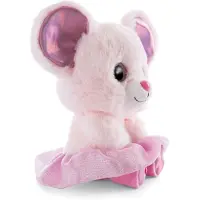 Nici glubschis pluchen knuffel ballerina muis yammy, 15cm