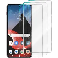 Cadorabo 3x Screenprotector geschikt voor Motorola ThinkPhone - Beschermende Pantser Film in - Getemperd (Tempered) Display beschermend glas in 9H hardheid met 3D Touch