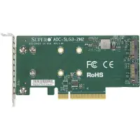 Super Micro Computer B.v. AOC-SLG3-2M2 interfacekaart/-adapter M.2 Intern