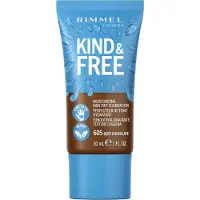 Rimmel London KIND & FREE - Vegan Foundation - Hydrateert en perfectioneert - 605 Deep Chocolate