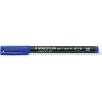 Staedtler Viltstift Lumocolor 317 permanent M blauw - 10 stuks