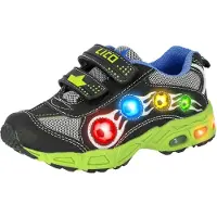 Lico Adrian V Blinky Kinderschuhe Burschen Outdoor Halbschuhe Sneaker low Schwarz Freizeit