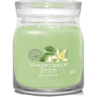 Yankee candle - Vanilla Lime Medium Geurkaars - 50 branduren - 2 lonten
