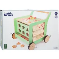 Small Foot Houten Baby Loopwagen Activiteitencentrum Pastel Groen
