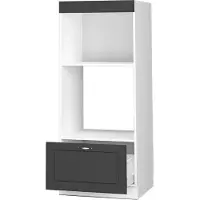 Vicco Magnetronkast Fame-Line Anthrazit-Gold Landhaus 60 cm open, Model 38524