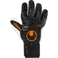 Uhlsport Speed Contact Absolutgrip Reflex Keepershandschoenen Zwart Wit Oranje