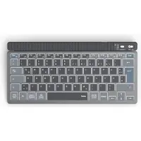 Hama WK-700 Toetsenbord draadloos grijs (NL, Draadloze), Toetsenbord, Blauw, Zwart, Grijs